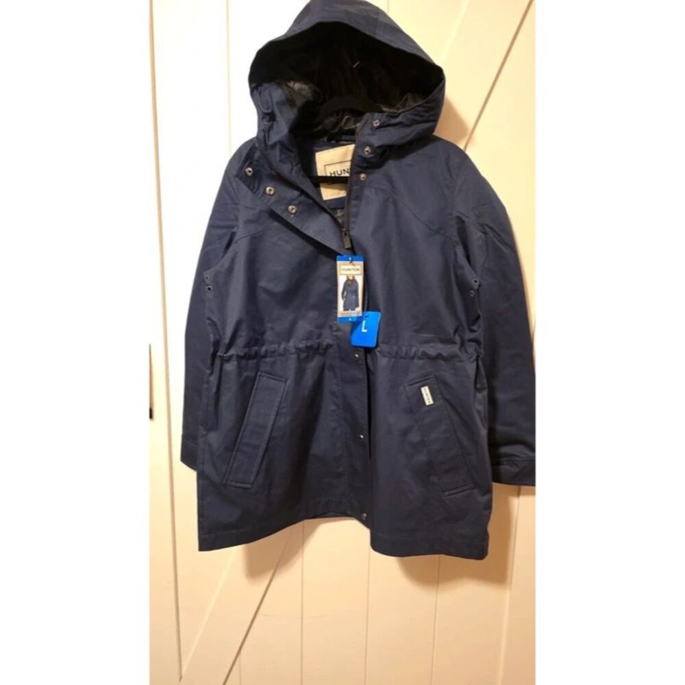 Hunter Women's Water Resistant Cotton Smock Jacket, Nwt